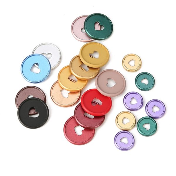 Colourful High Quality 35mm Plastic Matte Binding Discs Notebook Binder Ring Discs Button Planner Binder DIY Scrapbook Accessory 5