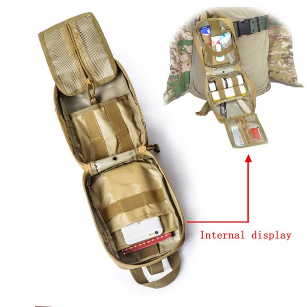 Molle Tactical First Aid Kits Medical Bag Emergency Outdoor Army Hunting Car Emergency Camping Survival Tool Military EDC Pouch 2