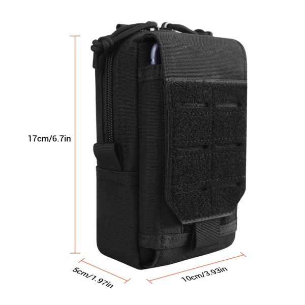 1000D Tactical Molle Pouch Military Waist Bag Outdoor Men EDC Tool Bag Vest Pack Purse Mobile Phone Case Hunting Compact Bag 6