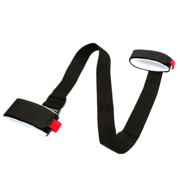 Nylon Skiing Bags Adjustable Skiing Pole Shoulder Hand Carrier Lash Handle Straps Porter Hook Loop Protecting For Ski Snowboard 2