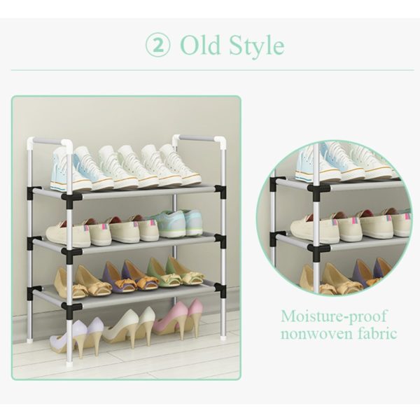 Multi-layer Shoe Rack Easy Installation Portable Saving Space Home Dorm Stand Holder Shoe Shelf Organizer Shoes Cabinet 2