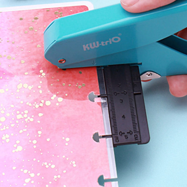 Creative Mushroom Hole Shape Punch for H Planner Disc Ring DIY Paper Cutter T-type Puncher Craft Machine Offices Stationery
