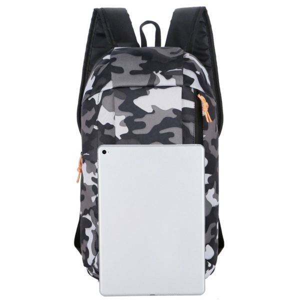 10LOutdoor Sports Lightweight Camouflage Waterproof Travel Mountaineering Bag Zipper Adjustable Belt Camping Men Ladies Children 3