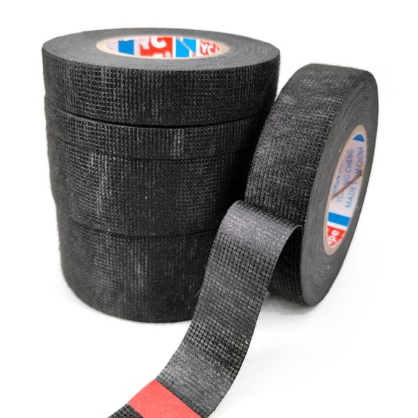 15M 9/15/19/25MM Heat-resistant Adhesive Cloth Fabric Tape For Automotive Cable Tape Harness Wiring Loom Electrical Heat Tape 6