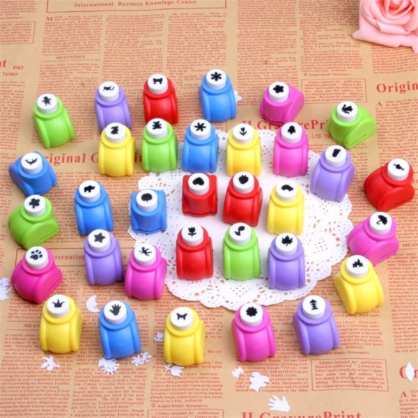 1Pcs Mini Scrapbook Punches Handmade Cutter Card Craft Calico Printing DIY Flower Paper Craft Punch Hole Puncher Shape 5