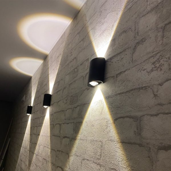 IP65 LED Wall Lamp Outdoor Waterproof Garden Lighting Aluminum AC86-265 Indoor Bedroom Living Room Stairs Wall Light 6