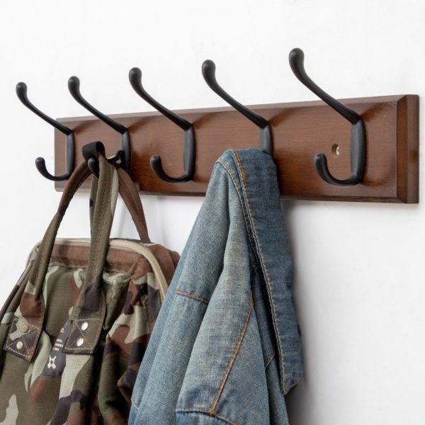 Nordic Fashion Home Decor Coat Hook Organizer Double Hooks Hallway Bedroom Door Hat Clothes Rack Hanger Kitchen Toilet Wall Hook 6