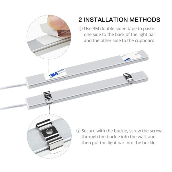 5 V LED Strip USB Desk Lamp Hand Sweep Switch Backlight Motion Sensor Book Table Light Children study Room Kitchen Cabinet Bulb 3