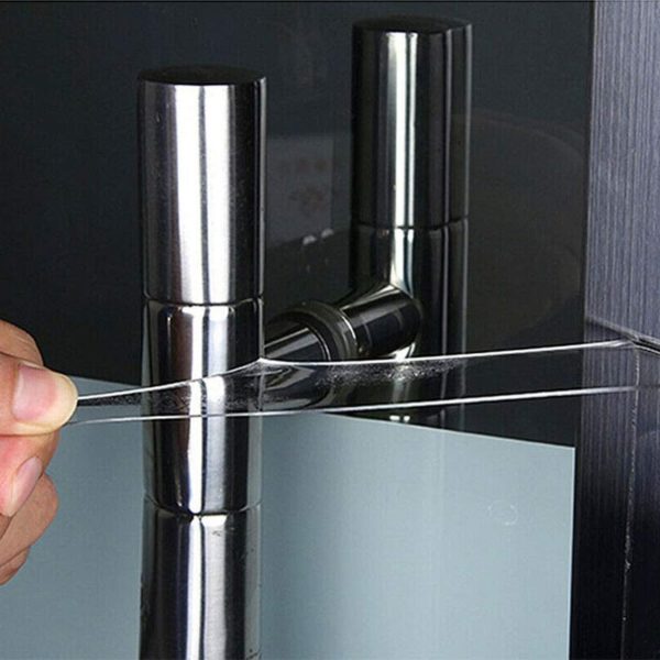 Double Side Tape Feature Waterproof Reusable Adhesive Transparent Glue Stickers Suit for Home Bathroom Decoration 1/2/3/5 Meters 6