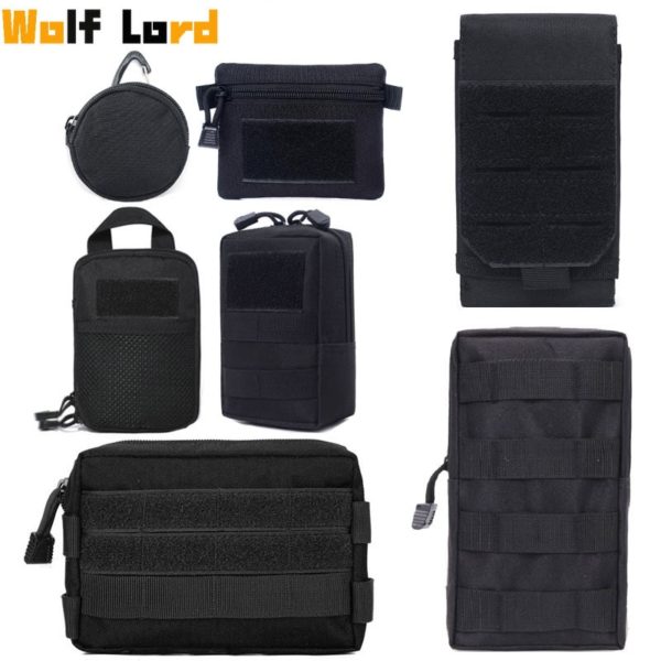 Military Tactical Bag Waist EDC Pack Molle Tools Holder Medical Bags Hunting Accessories Belt Pouch Outdoor Vest Pocket Wallet 1