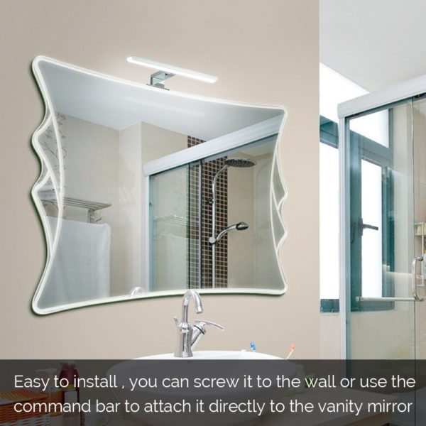 Mirror Light LED Wall Light Bathroom Cabinet Light 6000K Makeup Mirror Lights Waterproof LED Vanity Lights Wall Lamp for Mirror 5
