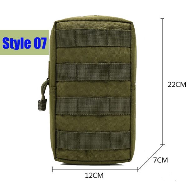 Military Tactical Bag Waist EDC Pack Molle Tools Holder Medical Bags Hunting Accessories Belt Pouch Outdoor Vest Pocket Wallet
