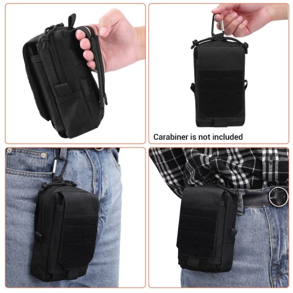 1000D Tactical Molle Pouch Military Waist Bag Outdoor Men EDC Tool Bag Vest Pack Purse Mobile Phone Case Hunting Compact Bag 5