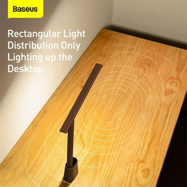 Baseus LED Desk Lamp Smart Adaptive Brightness Eye Protect Study Office Foldable Table Lamp Dimmable Bedside Read Night Lights 3