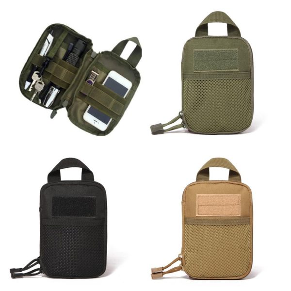 600D Nylon Tactical Bag Outdoor Molle Military Waist Fanny Pack Phone Pouch Belt Waist Bag EDC Gear Hunting Bag Gadget Purses