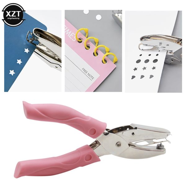 Handle Hole Punch 1.5MM/3MM/5.5MM/5MM/6MM paper puncher DIY Loose-leaf Paper Cutter Single Hole punch For Scrapbooking Tools Off 2