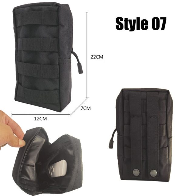 Military Tactical Bag Waist EDC Pack Molle Tools Holder Medical Bags Hunting Accessories Belt Pouch Outdoor Vest Pocket Wallet 4