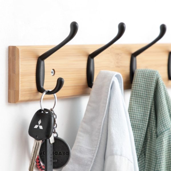 Nordic Fashion Home Decor Coat Hook Organizer Double Hooks Hallway Bedroom Door Hat Clothes Rack Hanger Kitchen Toilet Wall Hook 3