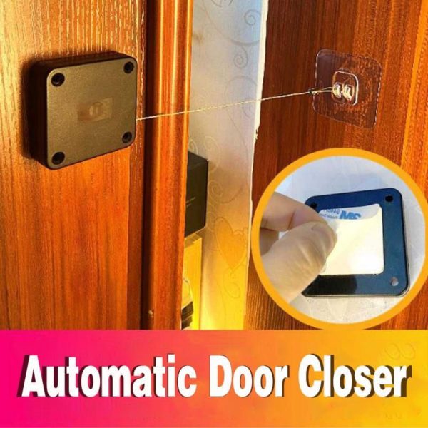 Punch-free Automatic Sensor Door Closer Automatically Close 2