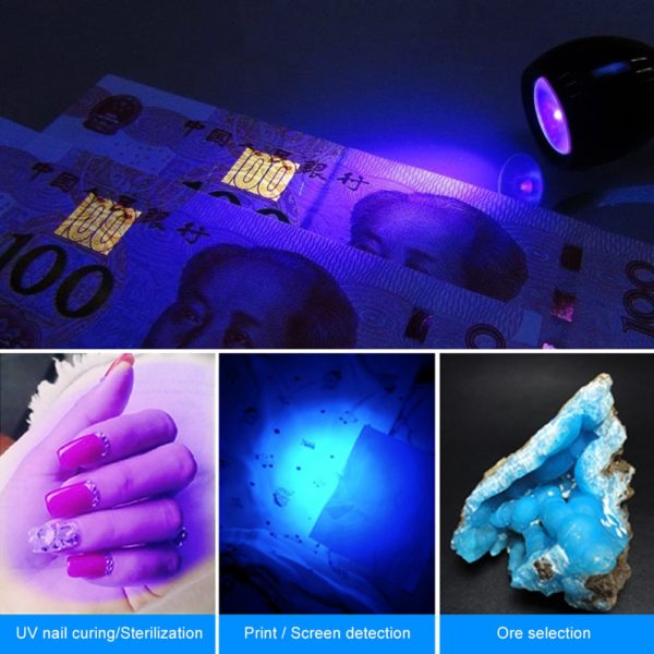 USB Led Desk Light Mini Clip-On Flexible Bright Led UV Lamp Adjustable Glue Nail Dryer Cash Medical Product Detector with Switch 4