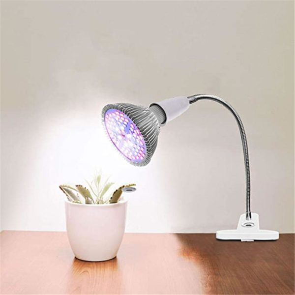 EU US Plug 360 Degrees Flexible Desk Lamp Holder E27 Base Light Socket Gooseneck Clip-On Cable With On Off Switch for Home Plant 6