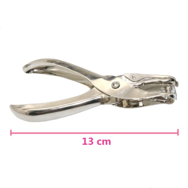 1 Pc Metal 6mm Pore Diameter Punch Pliers Single Hole Puncher Hand Paper Scrapbooking Punches 1-8 Pages Paper Hole Puncher 2