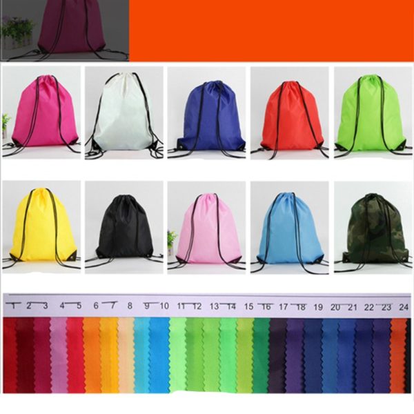 Waterproof Sport Gym Bag Drawstring Sack Sport Fitness Travel Outdoor Backpack Shopping Bags Beach Swimming Basketball Yoga Bags 3