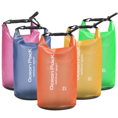 2L Waterproof Water Resistant Dry Bag Sack Storage Pack Pouch Swimming Kayaking Canoeing River Trekking Boating Sailing Fishing