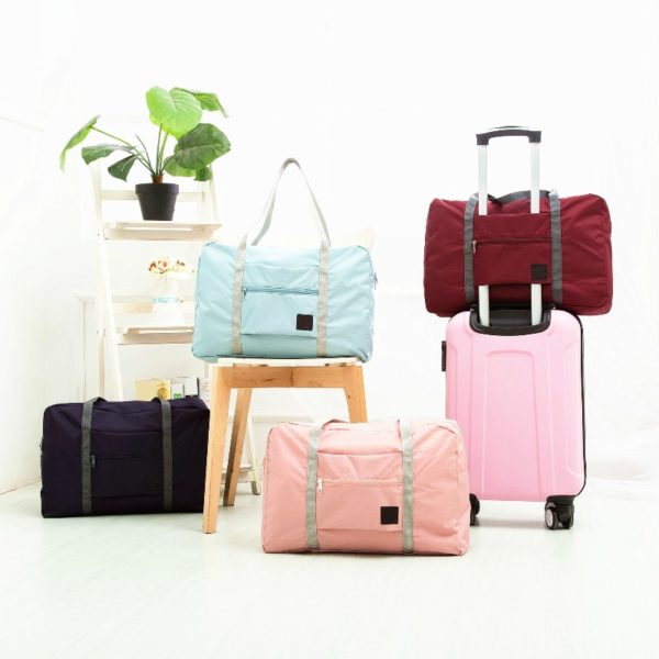 Folding Travel Bag Nylon Travel Bags Hand Luggage for Men & Women Fashion Travel Duffle Bags Tote Large Handbags Duffel 4