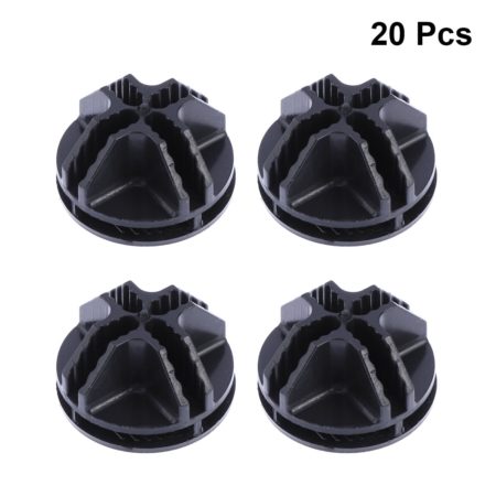 20/40Pcs Wire Cube Plastic Connectors For Cube Storage Shelving And Cabinet Modular Organizer Closet Clasp Buckle Clip Black