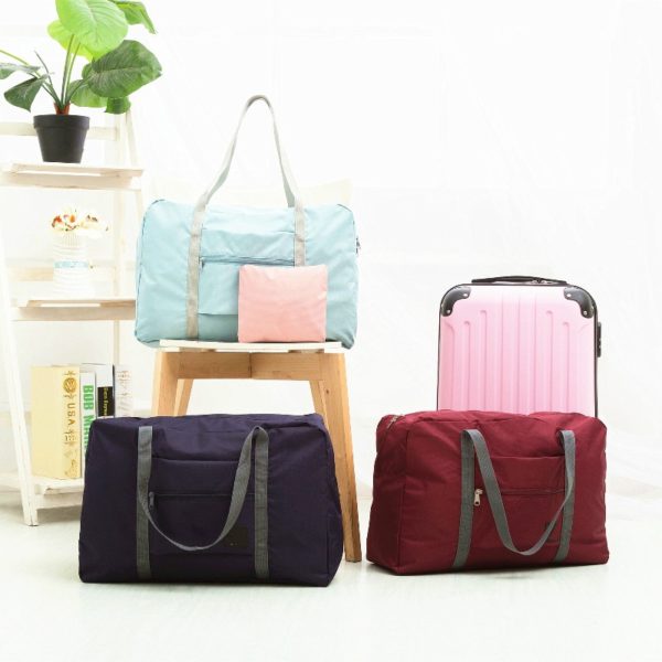 Folding Travel Bag Nylon Travel Bags Hand Luggage for Men & Women Fashion Travel Duffle Bags Tote Large Handbags Duffel 6