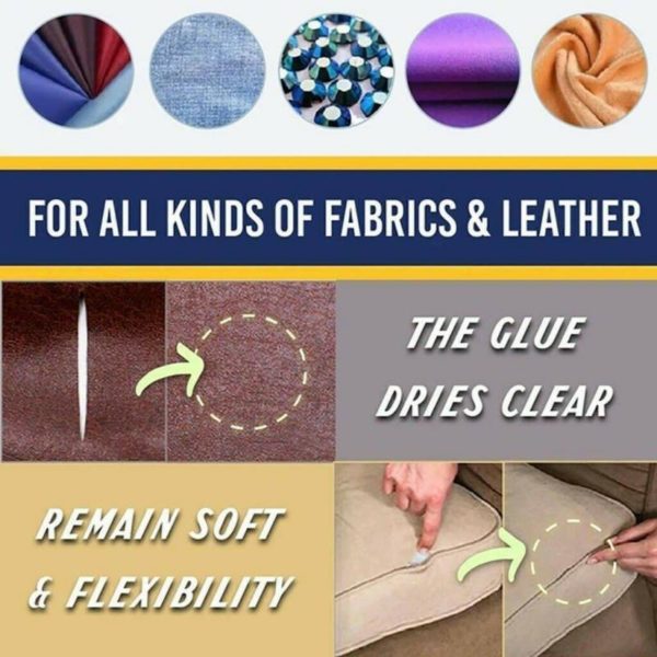 Liquid Instant Fabric Sew Glue Leather Sew Glue Kit Secure Fast Drying Glue Liquid Sewing Ultra-stick Stitc Supplies Adhesives 2