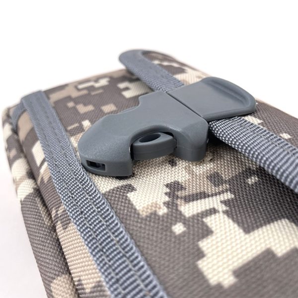 Military Camouflage Molle Pouch Tactical Belt Waist Pack Outdoor Wallet Purse Packet Utility EDC Bag for 6.5'' Phone Hunting Bag 3