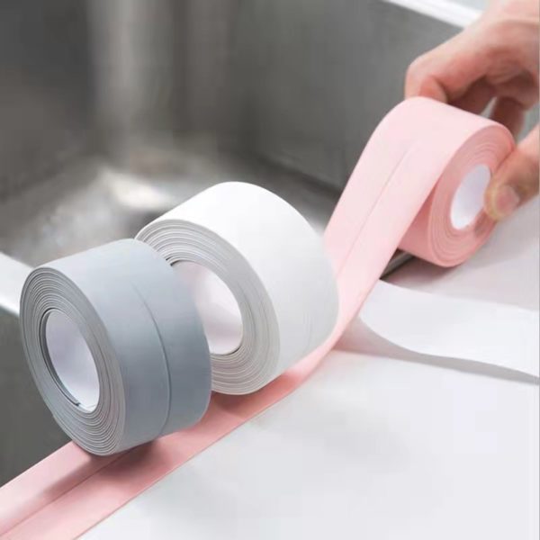 3.2M Waterproof Sealing Tape Bathroom Kitchen Sealing Strip Shower Sink Bath Sealer PVC Self Adhesive Sealant Tape Wall Sticker 5