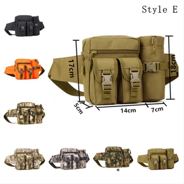 Military Tactical Drop Leg Bag Tool Fanny Thigh Pack Hunting Bag Waist Pack Motorcycle Riding Men Military Molle Waist Packs 5
