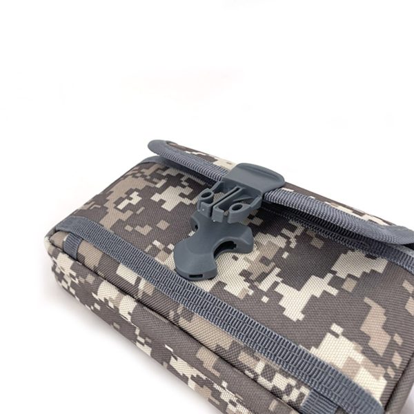 Military Camouflage Molle Pouch Tactical Belt Waist Pack Outdoor Wallet Purse Packet Utility EDC Bag for 6.5'' Phone Hunting Bag 4