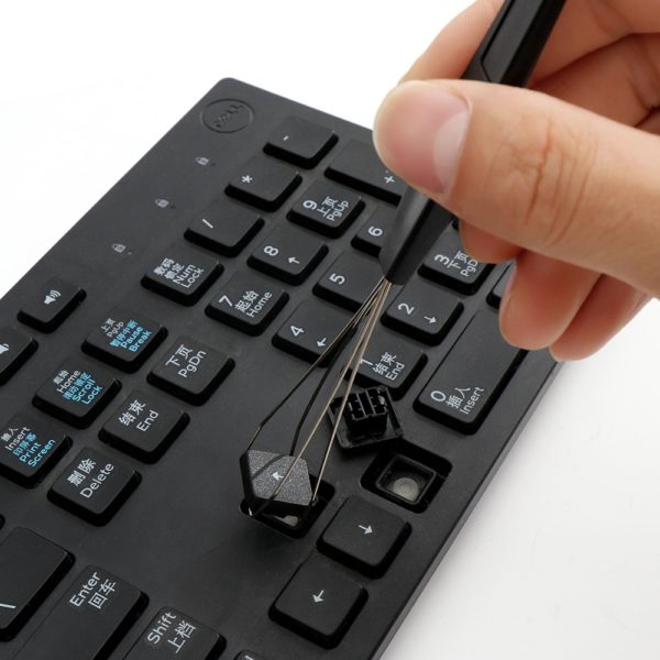 1PC Useful Keyboard Key Keycap Puller Remover With Unloading Steel Cleaning Tool Keycap Starter Keyboard Dust Cleaner Aid 2