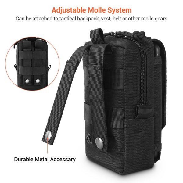 1000D Tactical Molle Pouch Military Waist Bag Outdoor Men EDC Tool Bag Vest Pack Purse Mobile Phone Case Hunting Compact Bag 4