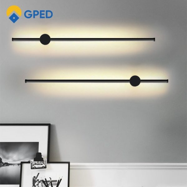 LED Wall Lamp 350°Rotation Modern Long Wall Light For Home Bedroom Stairs Living Room Sofa Background Lighting Decoration Lamp 4