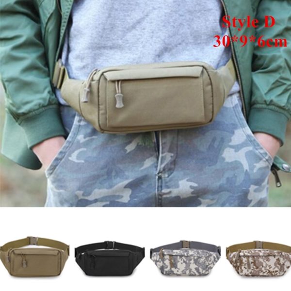 Military Tactical Drop Leg Bag Tool Fanny Thigh Pack Hunting Bag Waist Pack Motorcycle Riding Men Military Molle Waist Packs 6