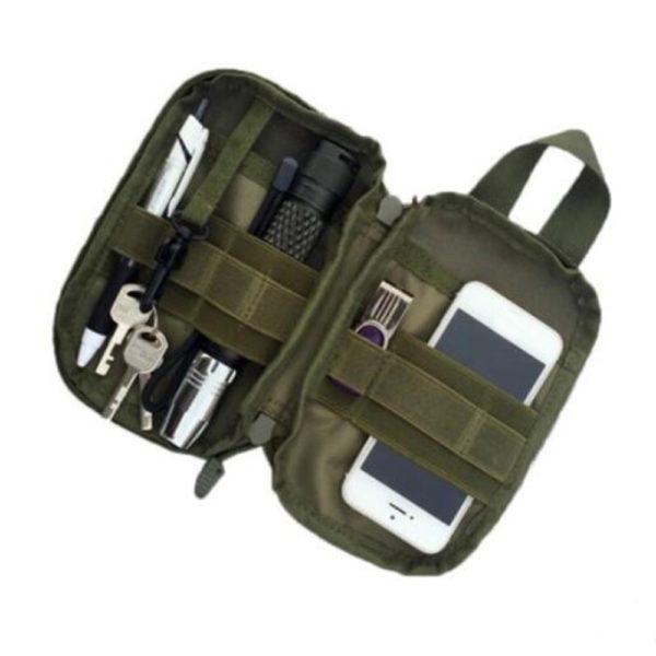 600D Nylon Tactical Bag Outdoor Molle Military Waist Fanny Pack Phone Pouch Belt Waist Bag EDC Gear Hunting Bag Gadget Purses 6
