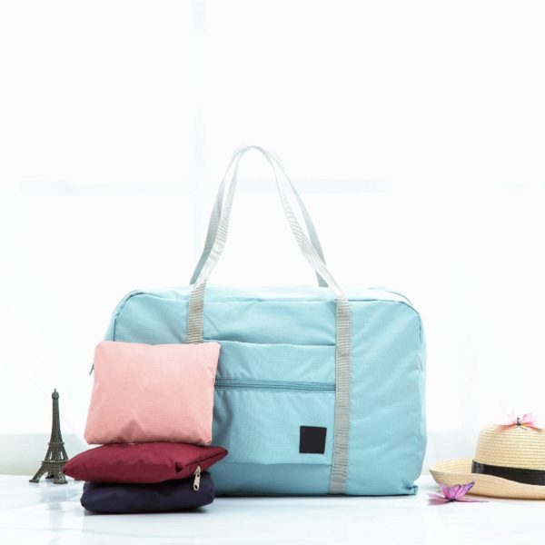 Folding Travel Bag Nylon Travel Bags Hand Luggage for Men & Women Fashion Travel Duffle Bags Tote Large Handbags Duffel 5