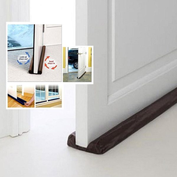 Drop shipping 1Pcs New Hot 2020 Double Door Stopper Guard Decoration Energy Saving Doorstop Draft Protector 4