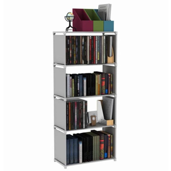 5 Layer Bookshelf Storage Rack Magazine Bookcase Display Shelves Storage Unit Organizer Debris Rack Home Furniture 2