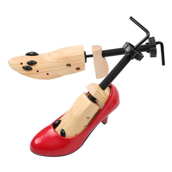 1 Pcs Men/Women Solid Wood Shoe Rack Adjustable Shoe Stretcher All-purpose Diy Enlarged Shaped Shoe Expander Shoe Display Holder 2