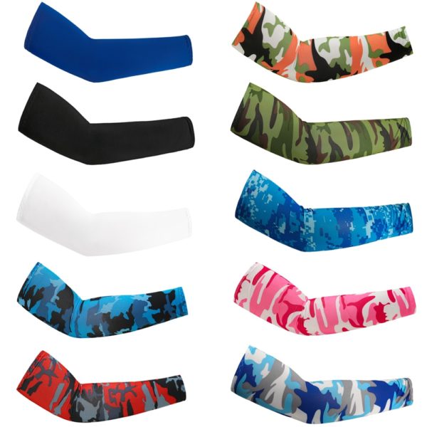 2Pcs Unisex Cooling Arm Sleeves Cover Sports Running UV Sun Protection Outdoor Men Fishing Cycling Sleeves for Hide Tattoos 4
